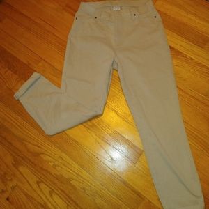 Tan Cropped Jeggings